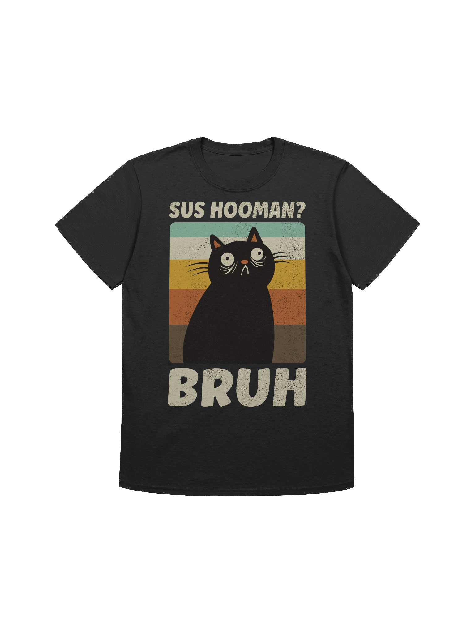 Bruh Cat SUS HOOMAN T-Shirt product image (4)