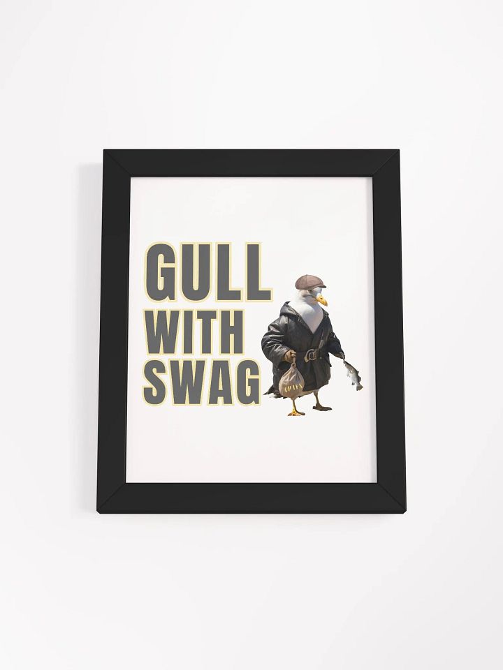 Gull with Swag Framed Print product image (1)