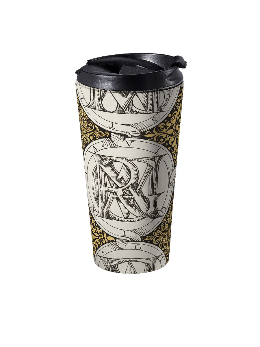 Superimposed Letters. Stainless Steel Mug product image (2)