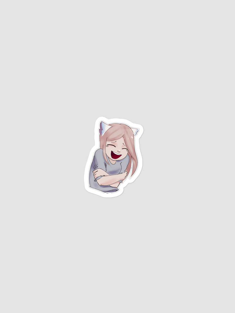 Kitty Clan Laughing Bubble-free stickers product image (1)