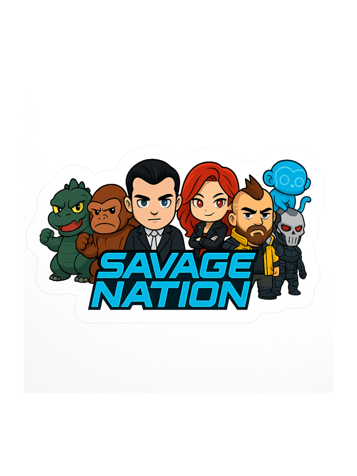 Savage Nation Chibi Sticker Set product image (3)