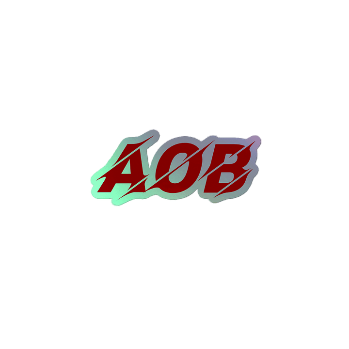 AOB Holographic Sticker product image (2)