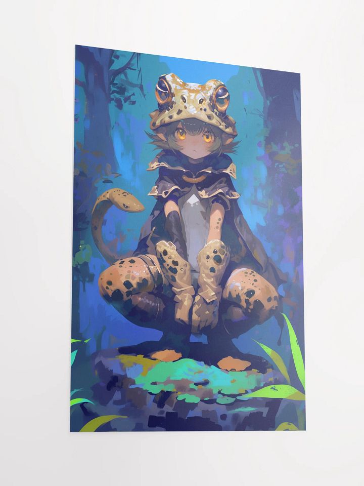 Enchanted Frog Girl Fantasy Poster product image (2)