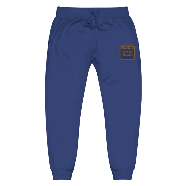 CAUTION: ASD BURNOUT (belle design) embroidered unisex joggers product image (2)