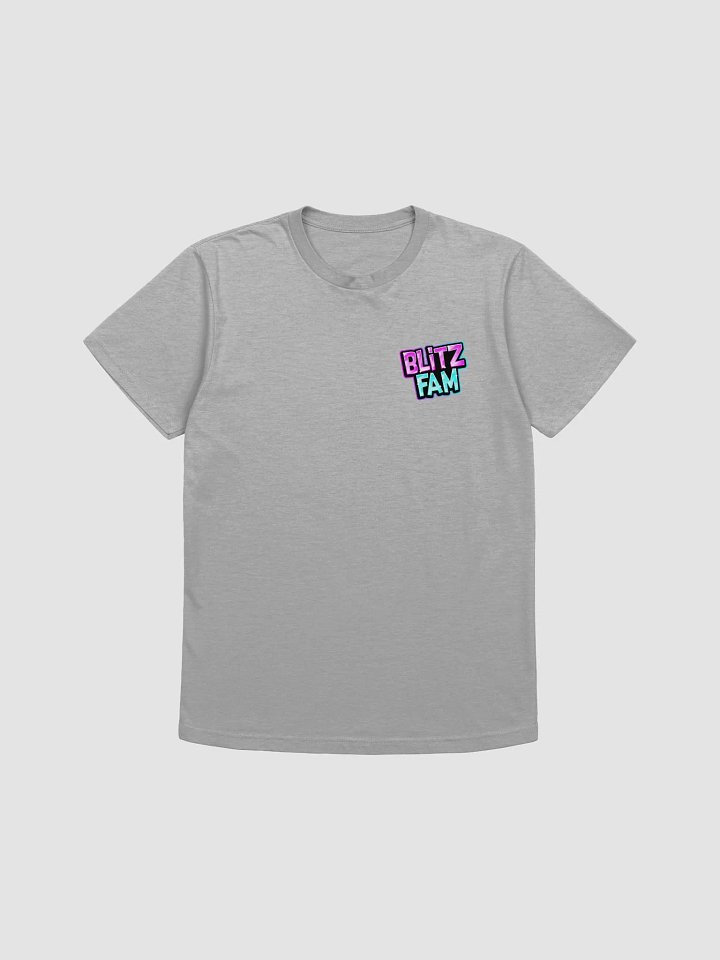 Grey t shirt BFam left logo product image (1)