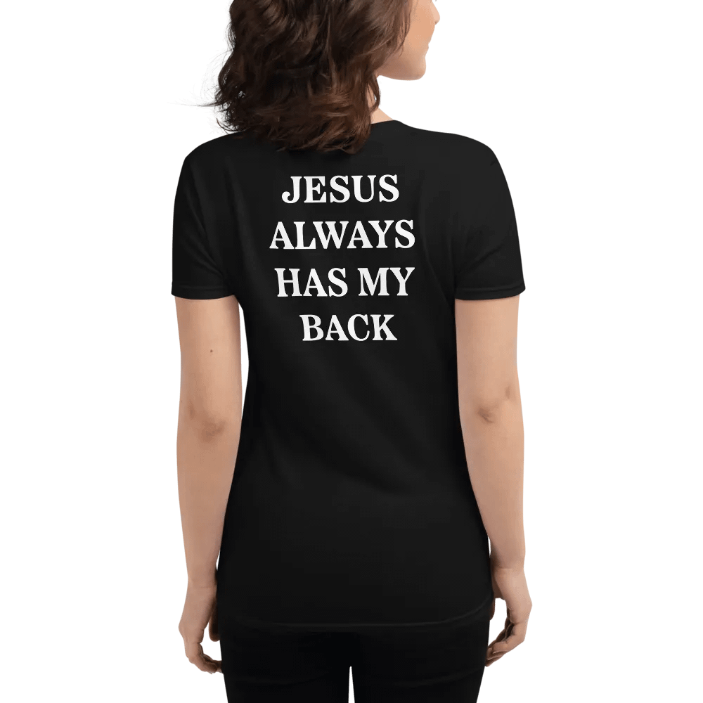 Jesus Always Has My Back | Fitted (Female) product image (2)