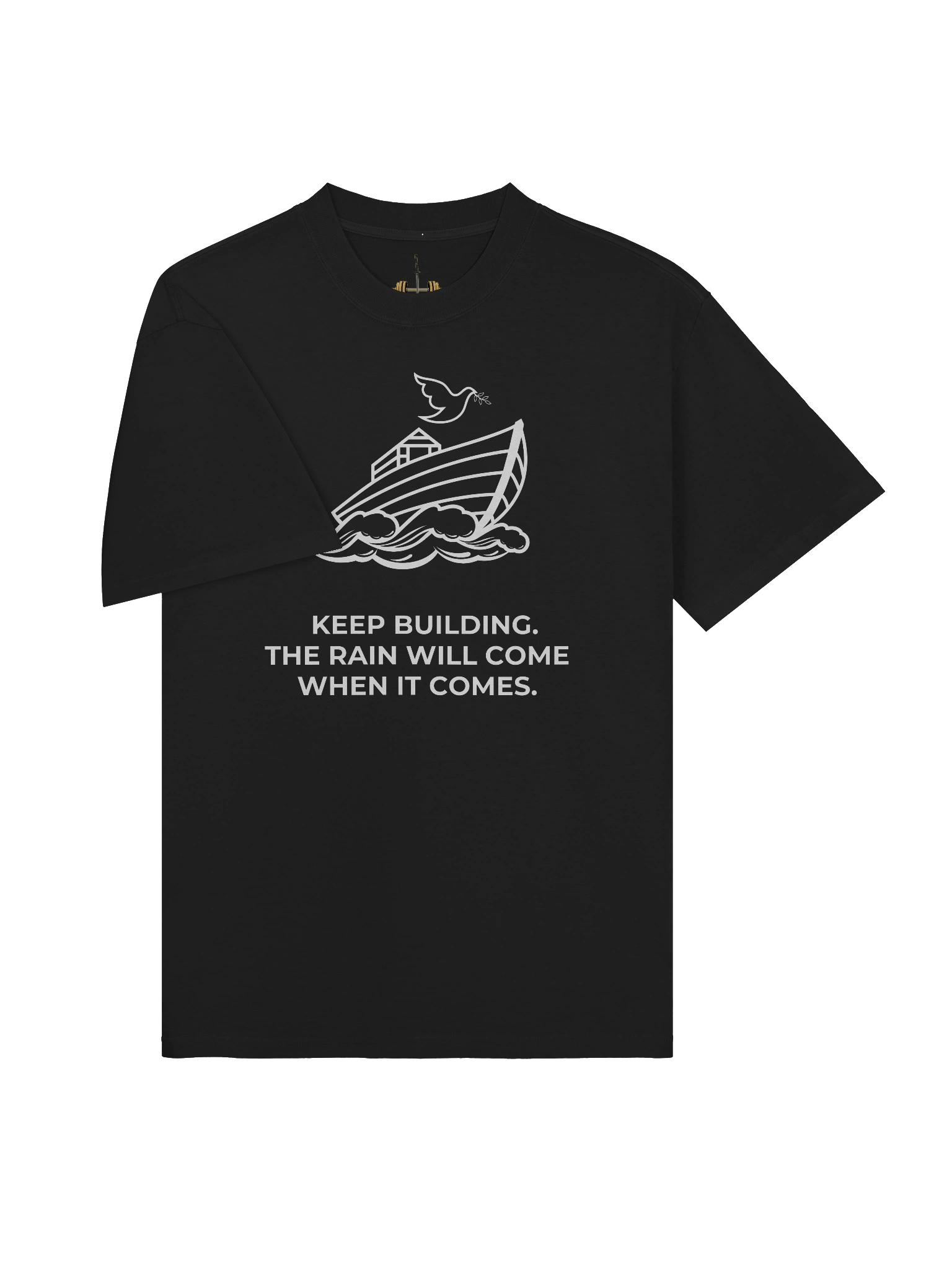 The Rain will come when it comes Unisex Tee [Dark] product image (3)