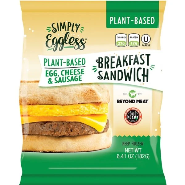 Simply Eggles plant based Breakfast sandwitch product image (1)
