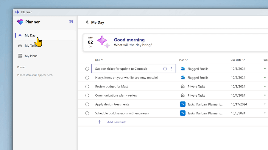 Organise your day with Planner and My Day - Workout video product image (3)