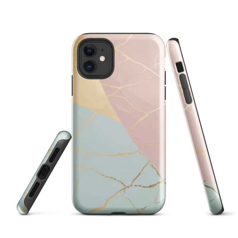 Blended hues Kintsugi Tough iPhone Case product image (1)