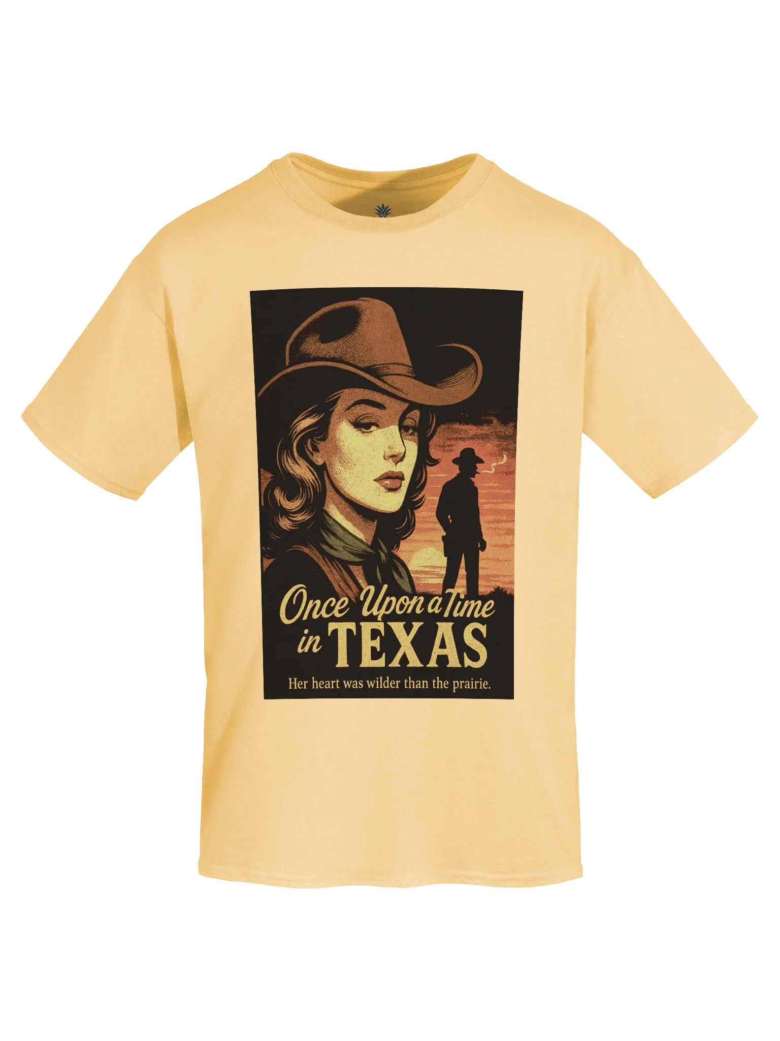 Once Upon a Time in Texas Faux 1950's Film Poster Boxy Fit Unisex T-Shirt product image (91)
