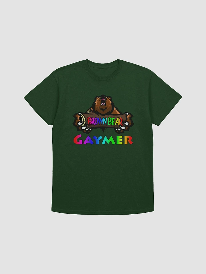 Brown Bear Gaymer (Rainbow Pride) - Heavyweight T-shirt product image (19)