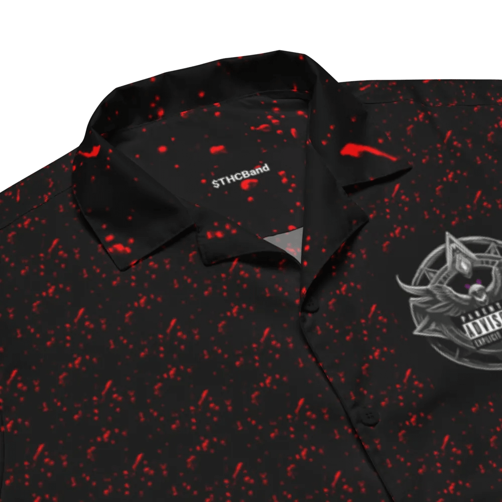 SHOT/THCEOs Hawaiian Shirts by thaddeus & crimson, the $THCBand | Underground Streetwear Brand Tops product image (5)