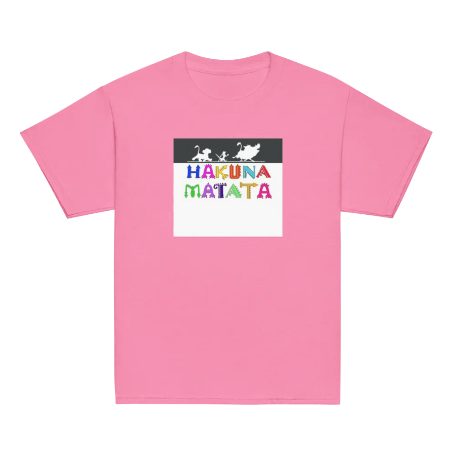 Hakuna Matata Shirt Kids Colorful Text product image (2)