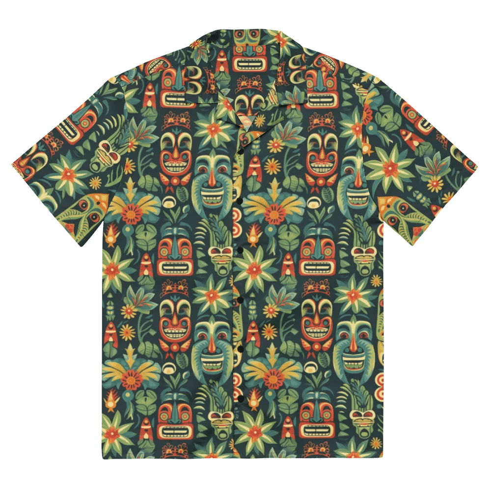 Tiki Tribal Hawaiian Shirt product image (3)