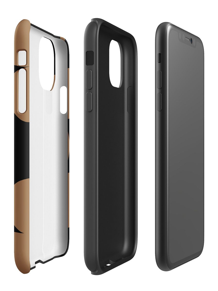 Funny Coffee Lover iPhone Case I Minimalist Aesthetic Phone Cover for Caffeine Addicts I MAGSAFE COMPATIBLE product image (4)