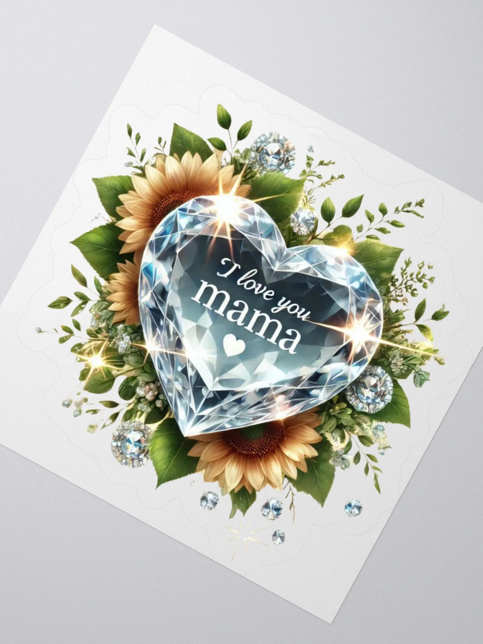 Crystal Heart Mama Sticker Set product image (8)