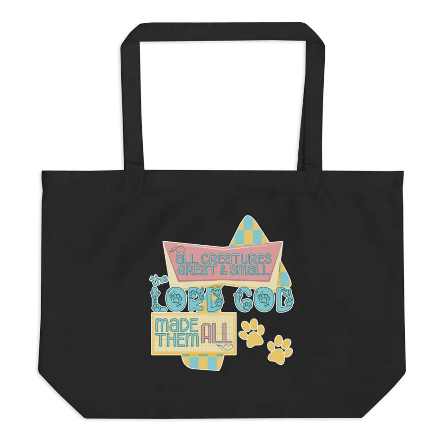 All Creatures Great and Small Econscious Organic Cotton Twill Tote product image (4)