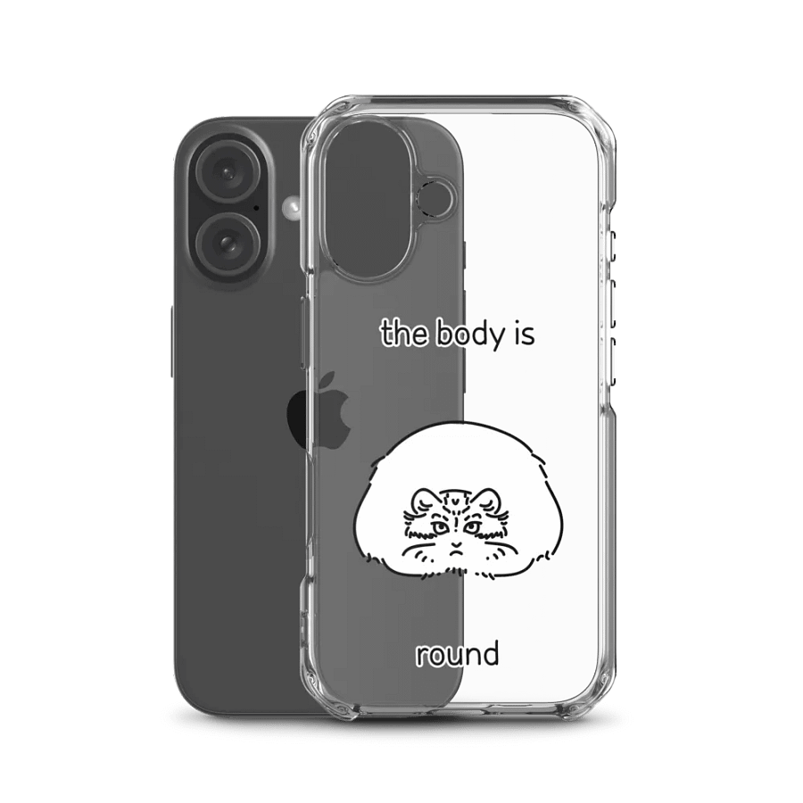 The Body Is Round - Clear iPhone Case product image (50)