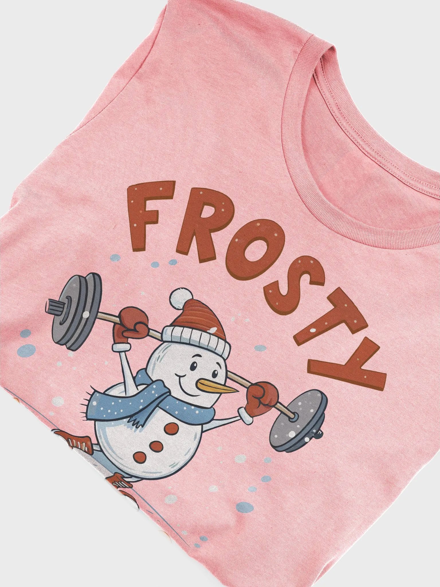 Frosty Fitness Snowman T-Shirt product image (10)