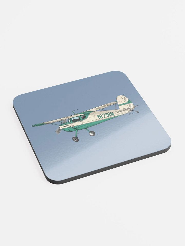 Cessna 120 Gloss Cork Coaster product image (2)