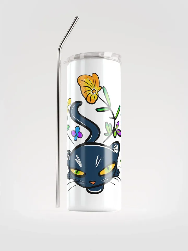 Panther Cat Garden Stainless Steel Tumbler product image (1)
