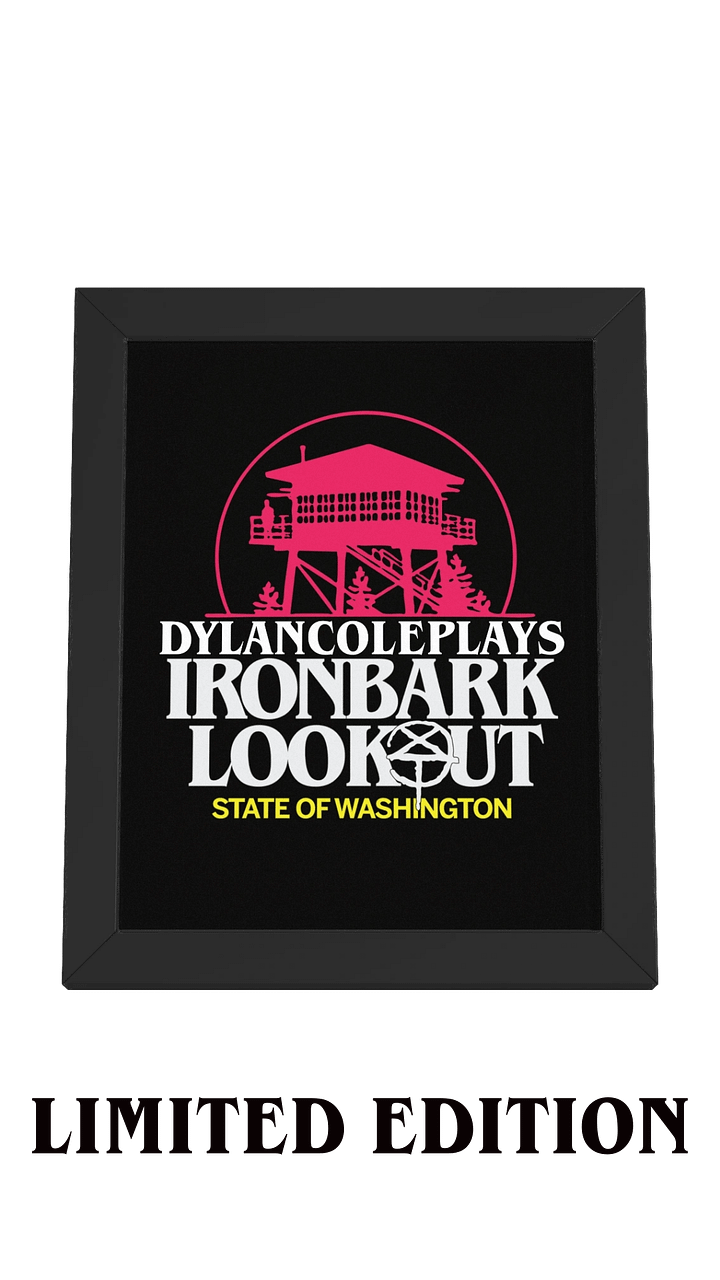 Dylancoleplays Ironbark Lookout Poster With Frame product image (1)