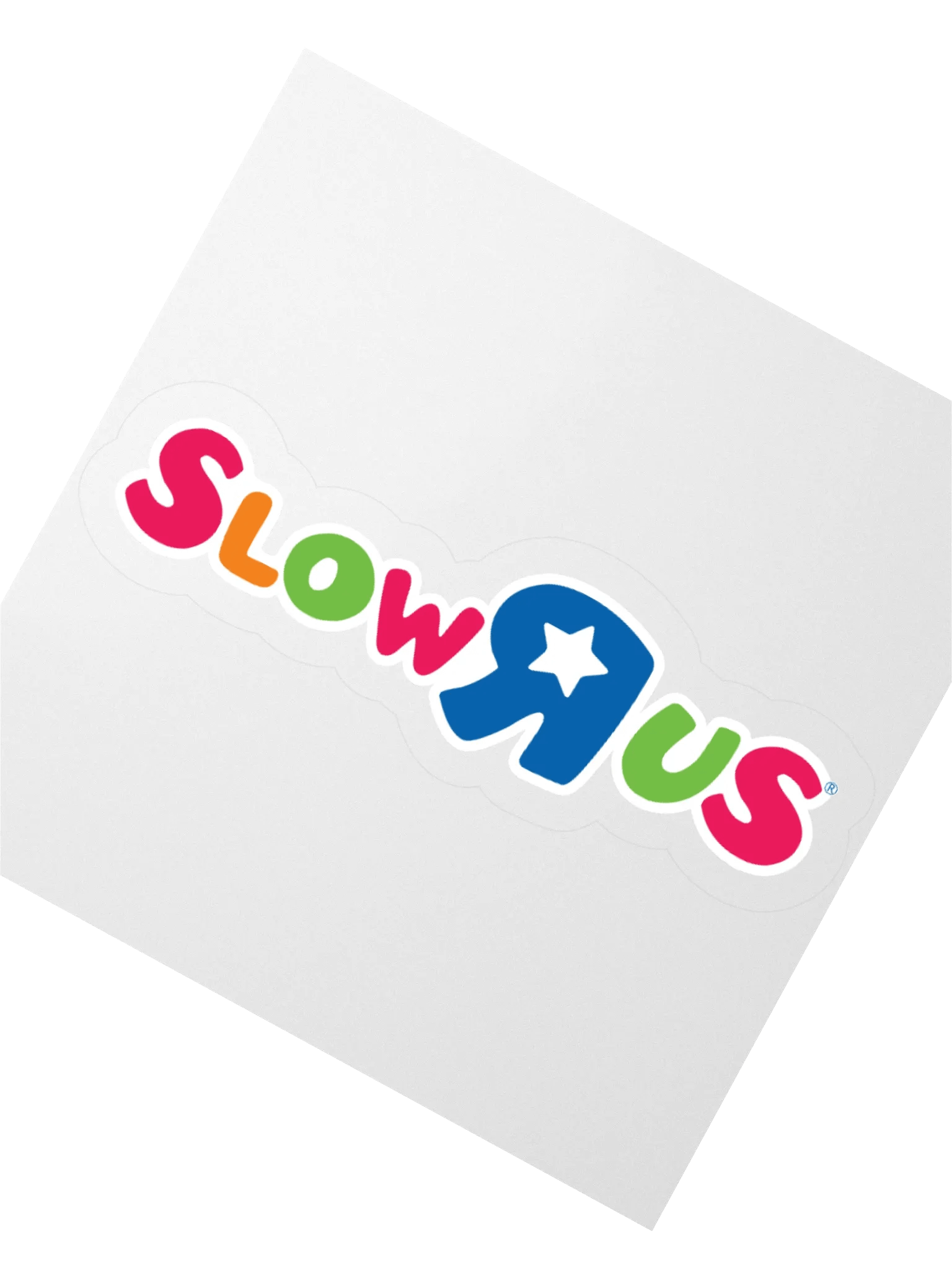 SLOW-R-US STICKER (SINGLE) product image (2)