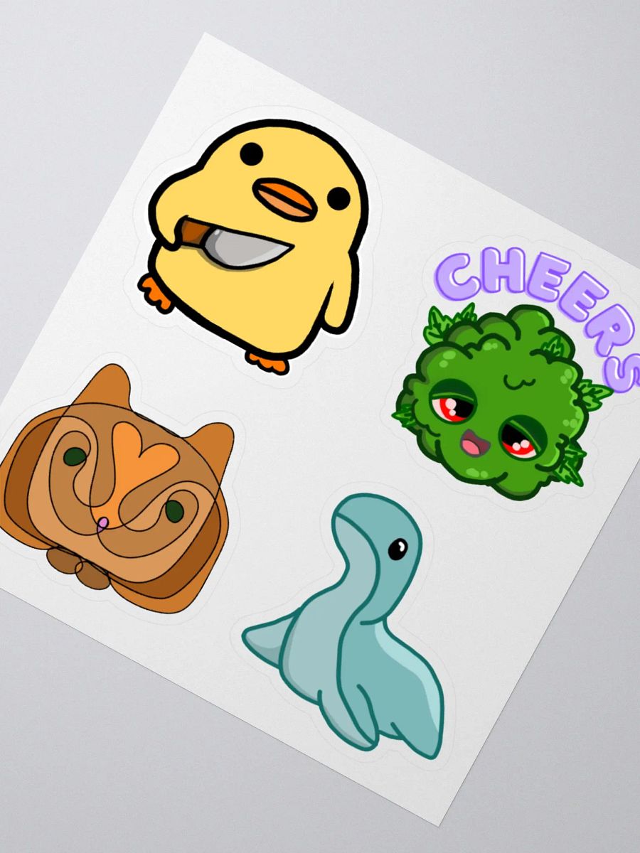 Whimsical Character Sticker Set product image (4)