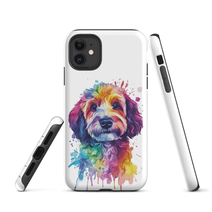 Cockapoo Dog Art Tough iPhone® Case product image (1)