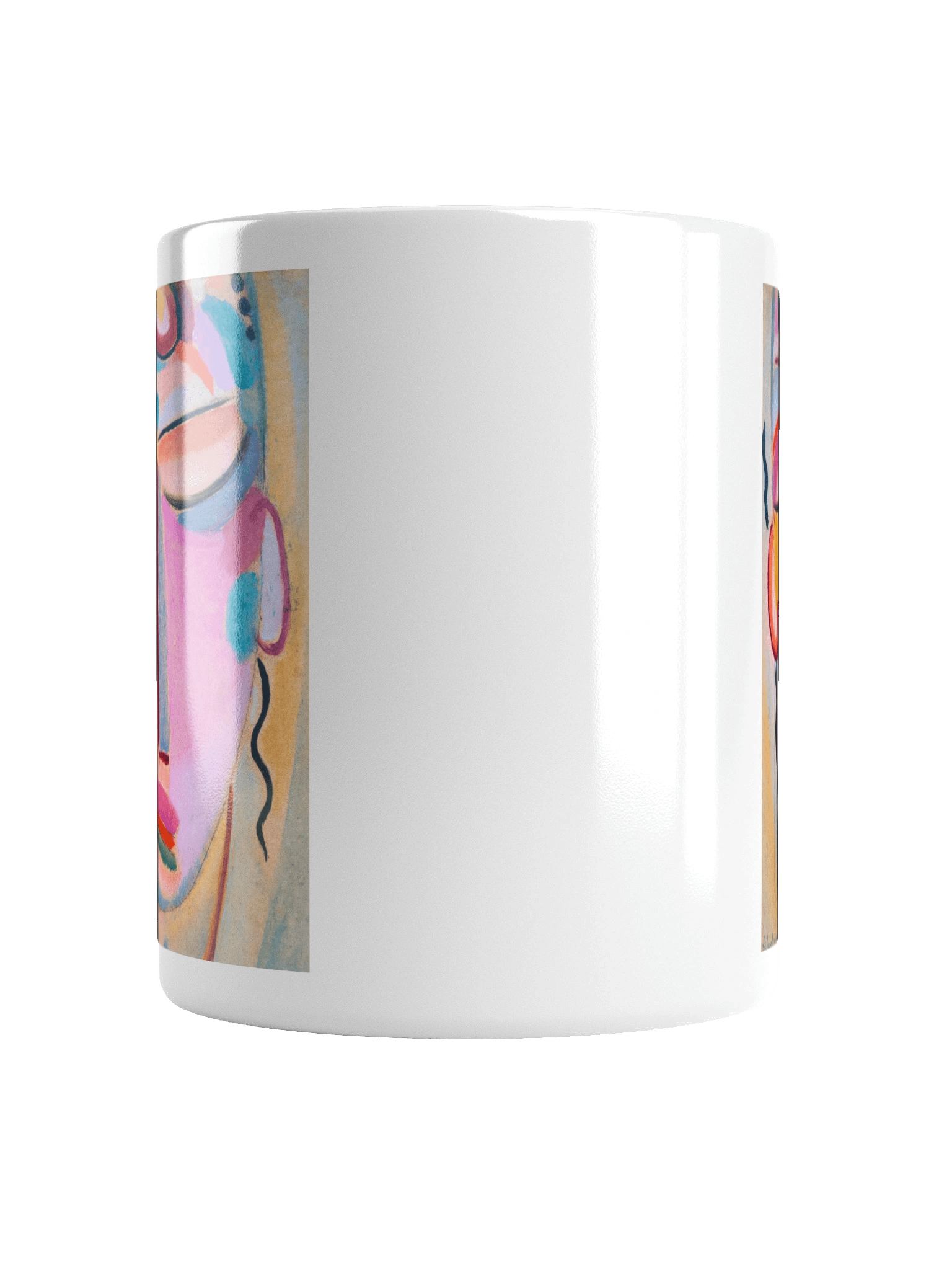 Abstract Modern Expressionist Portrait Coffee Mug product image (6)
