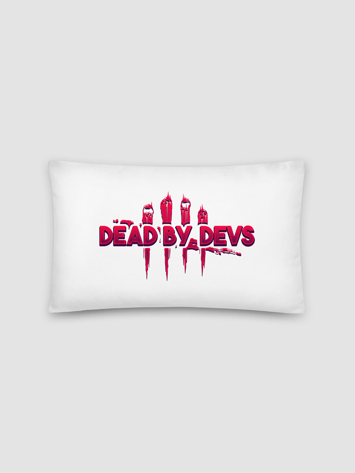 DEAD BY DEVS | All-Over Print Basic Pillow AOP AOP002 product image (1)