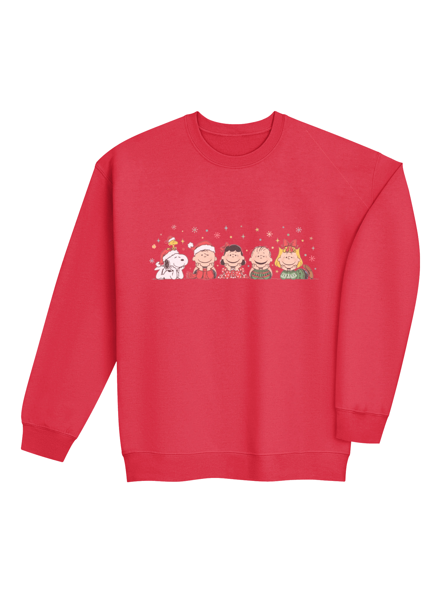 Festive Cartoon Squad Crewneck | Cute Christmas Character Sweatshirt product image (3)