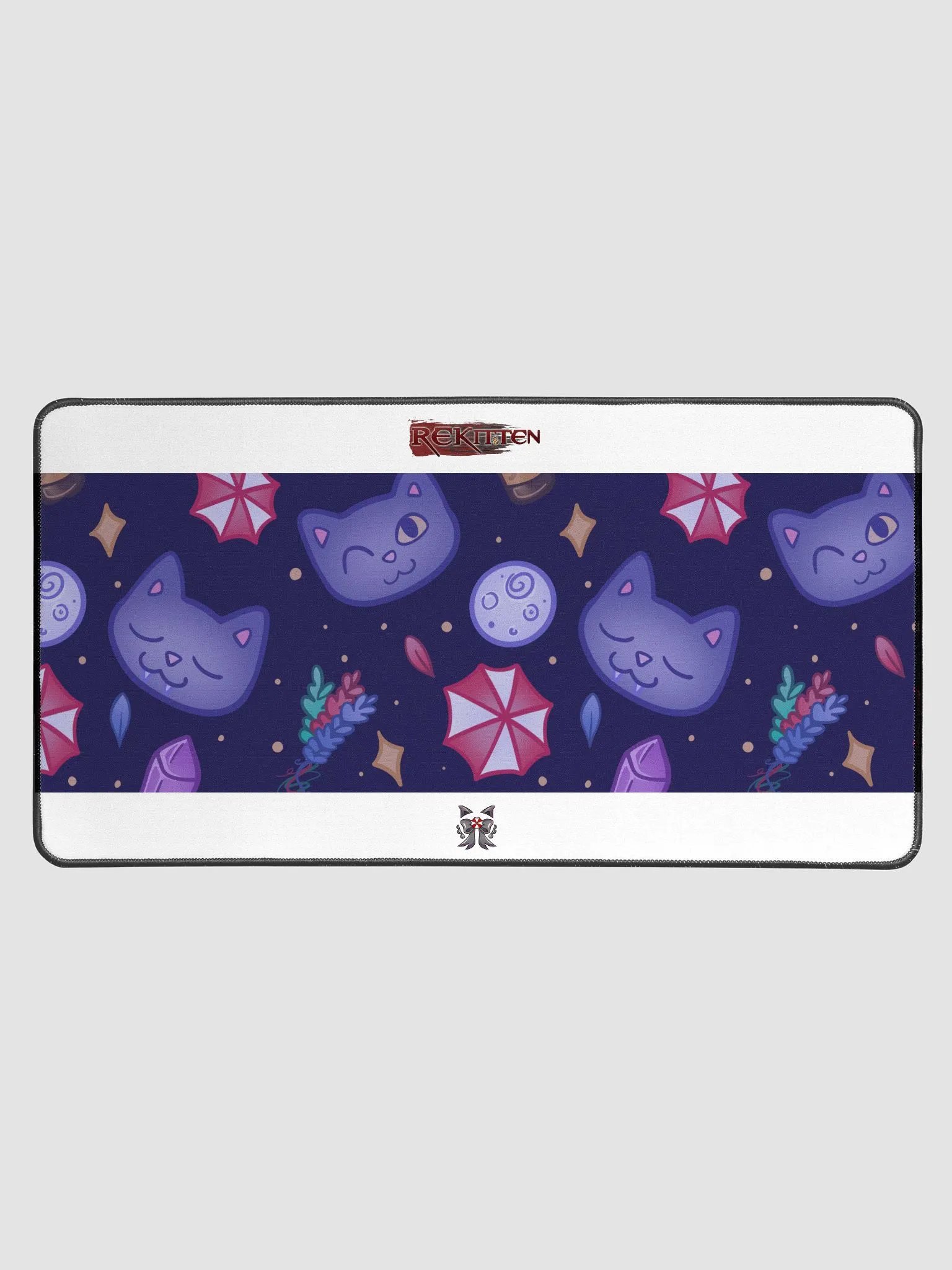 Kitty Desk Mat - Purple product image (1)