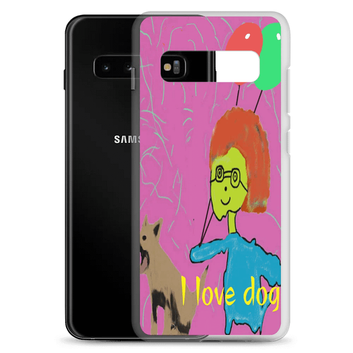 Clear Case for Samsung®: i love dog product image (20)