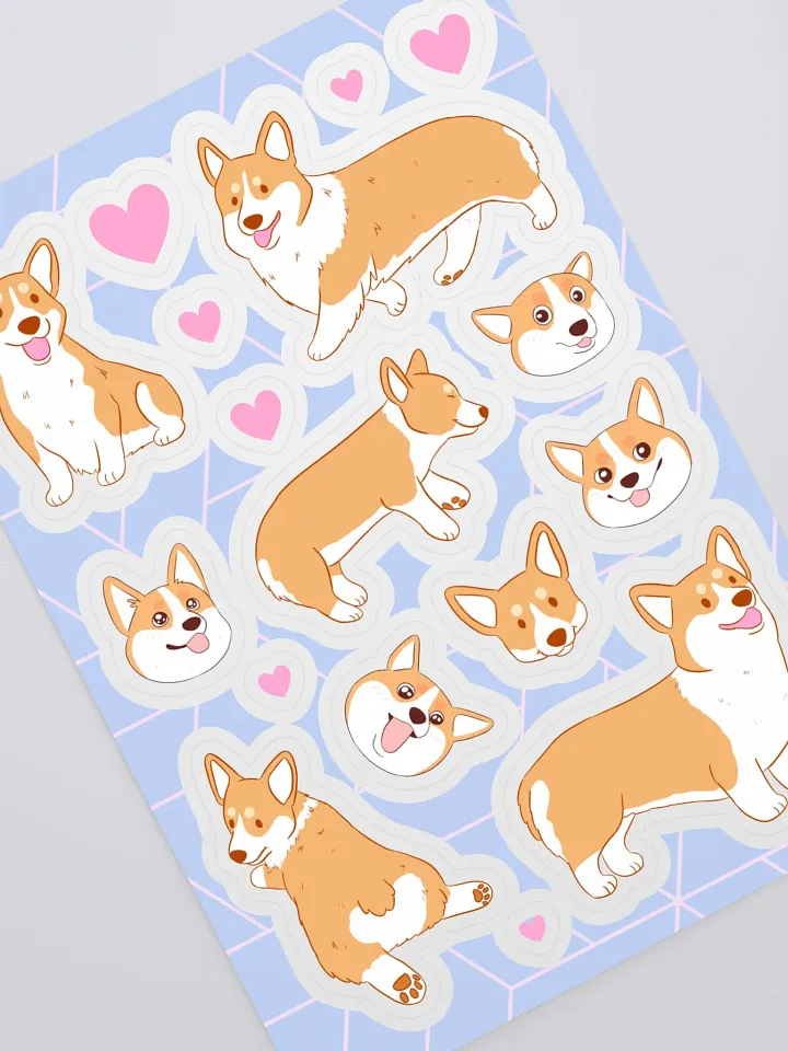 Corgi Cuties Sticker Sheet product image (2)