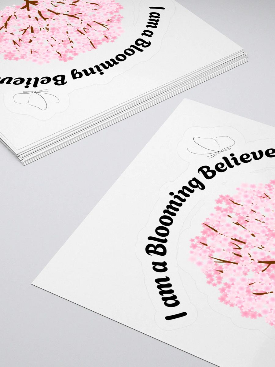 I am a Blooming Believer Kiss Cut Sticker product image (4)