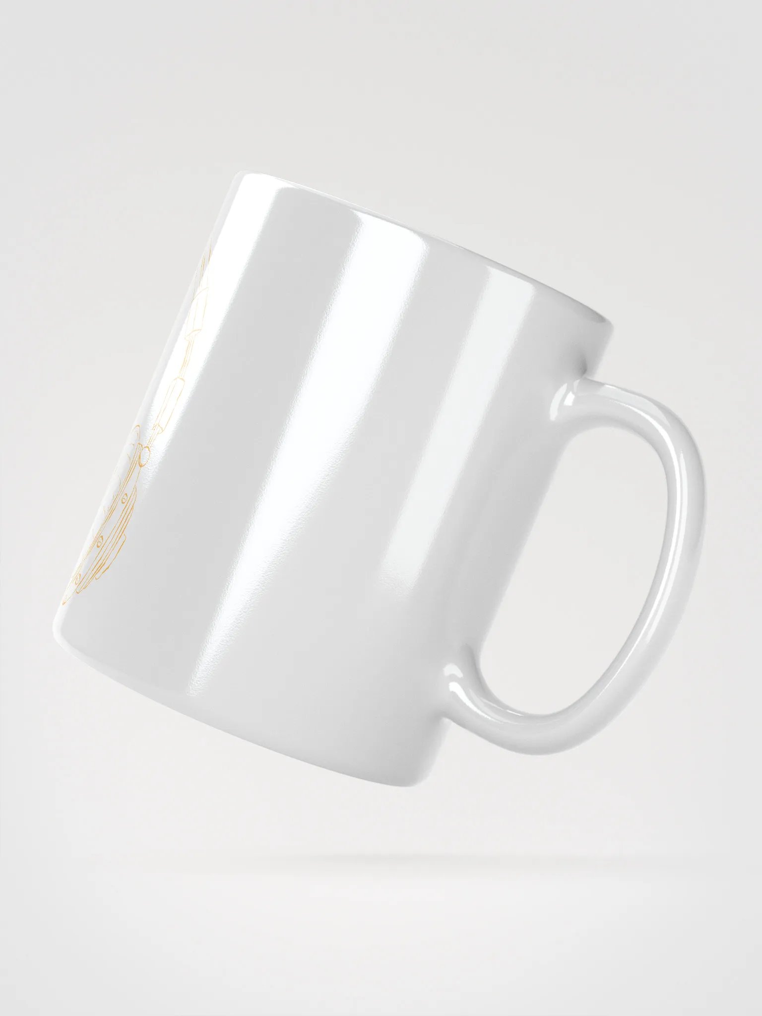 Talk Less Listen More White Glossy Mug product image (5)