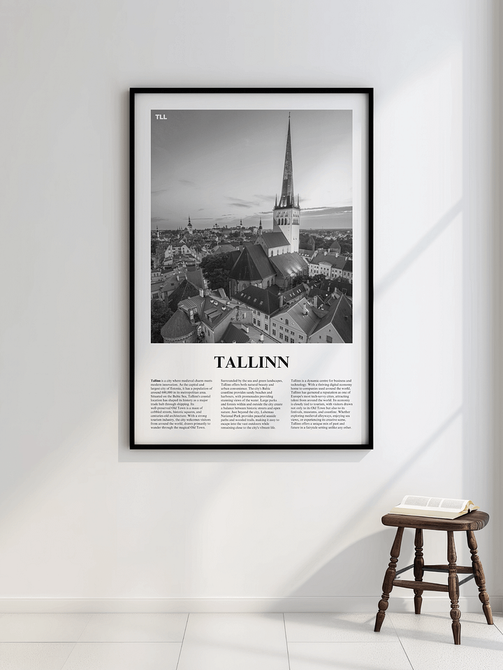Tallinn 02 Newspaper Poster product image (2)