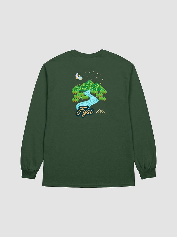 Evergreen long sleeve cotton t-shirt product image (2)