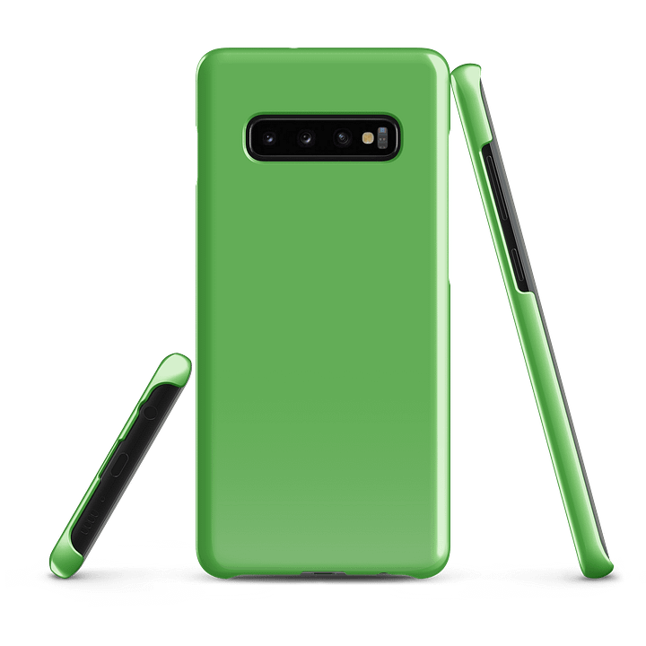 Stadium Grass Green Solid Colour Samsung® Glossy Snap Case product image (1)