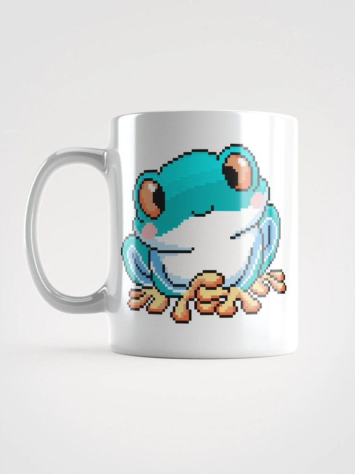 Teal Rip the Frog White Glossy Mug product image (1)