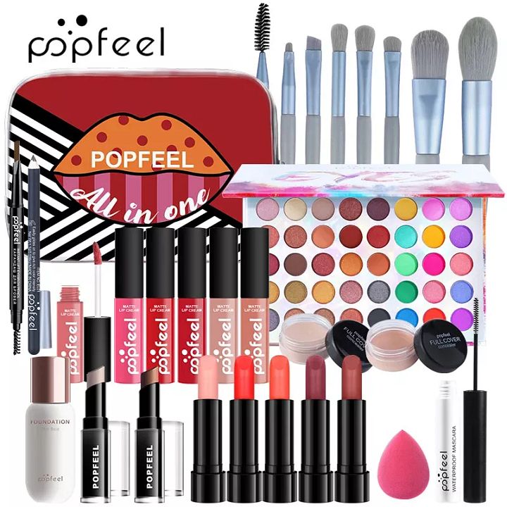 POPFEEL Makeup Kit Professional 8-56Pcs Complete Make-up Kit Makeup Box Eyeshado product image (2)