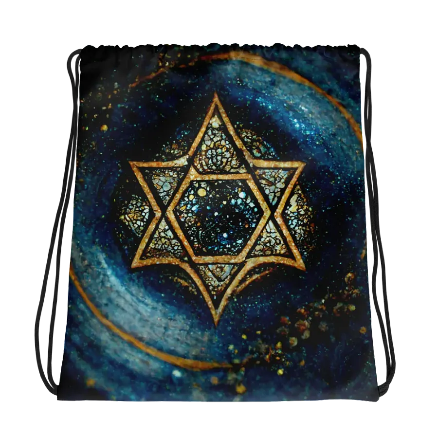 Cosmic Star All-Over Drawstring Bag product image (1)