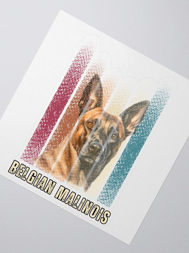 Belgian Malinois Gradation Color Sticker product image (4)