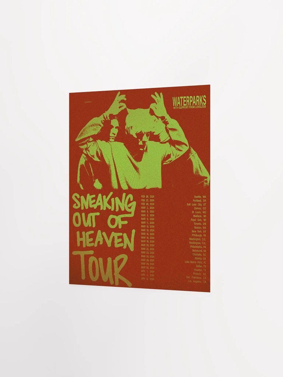 SOOH TOUR POSTER RED & GREEN product image (4)