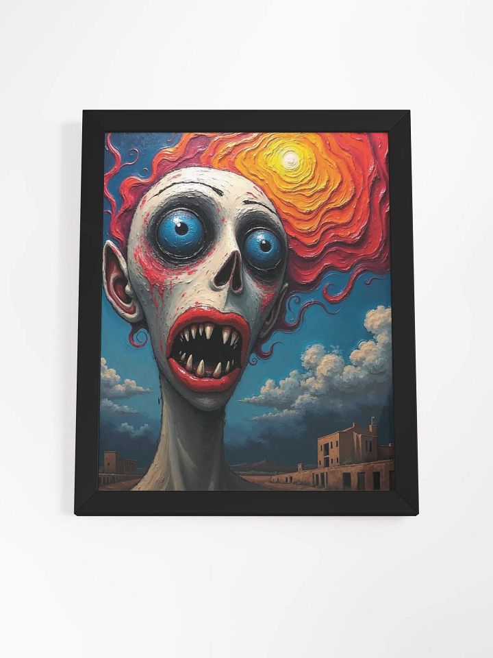 Fiery Sun Surreal Framed Print product image (7)