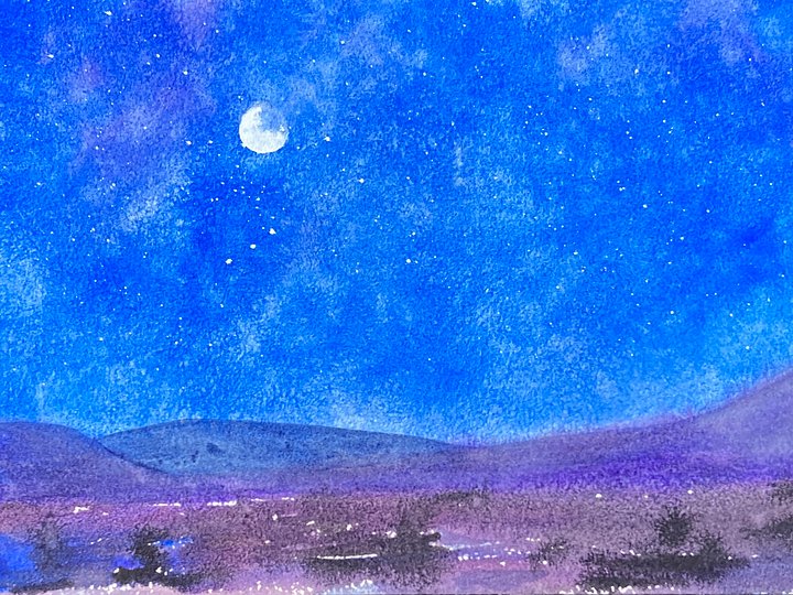 Original watercolor painting: Orion's Belt product image (1)