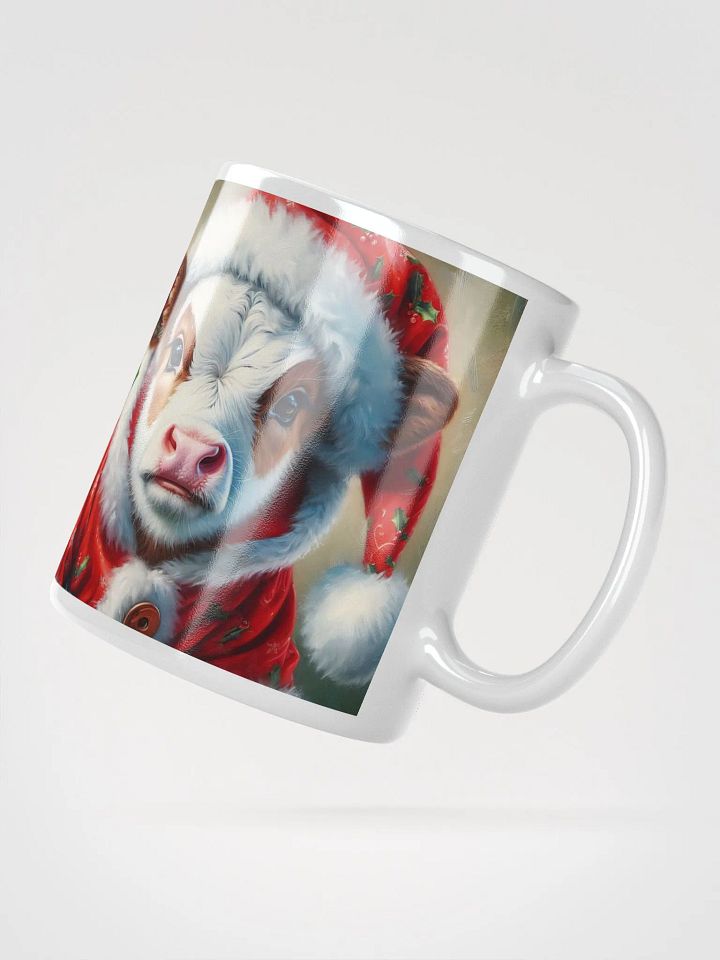 Happy Holidays Mooey Christmas Winter Vibes Cow White Mug product image (2)