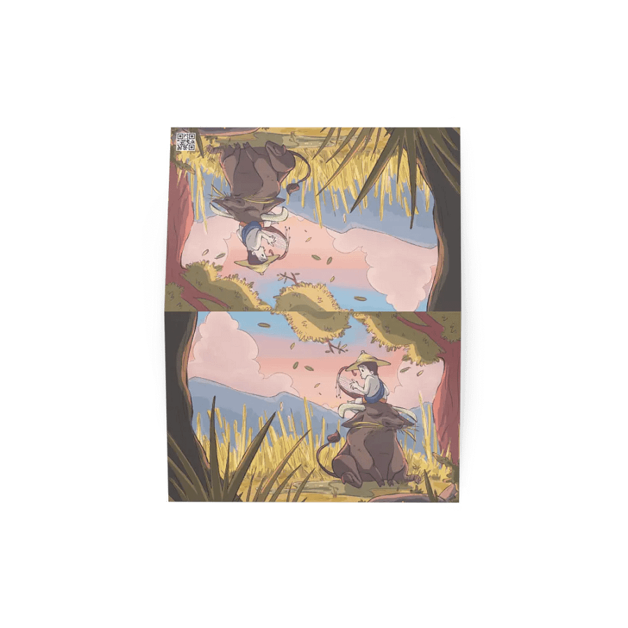 Serenading a Buffalo | Greeting Card product image (4)